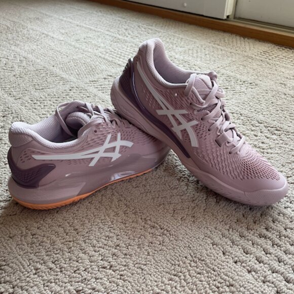 Asics Gel-Resolution 9 Women's 7.5 Wide Watershed Rose/White LIKE NEW CONDITION - Picture 3 of 9